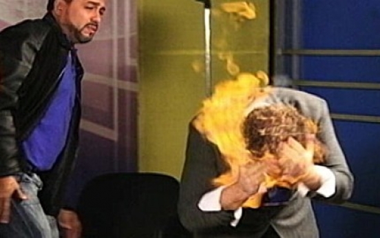 U.S. magician burned in Dominican TV ’stunt’