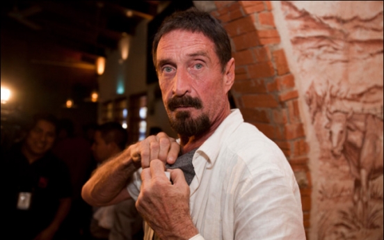 McAfee arrested in Guatemala for illegal entry