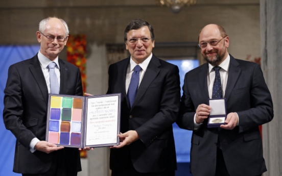 EU receives Nobel Peace Prize