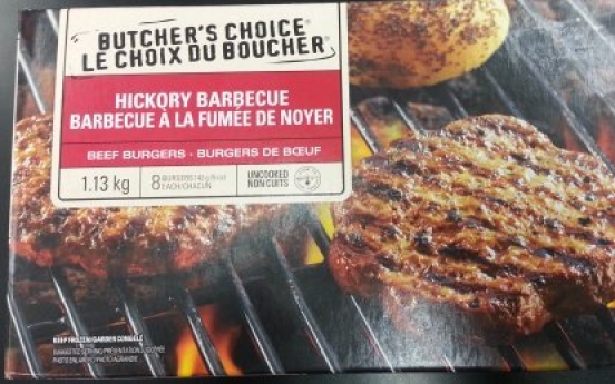 Recall: Butcher's Choice Beef Burgers