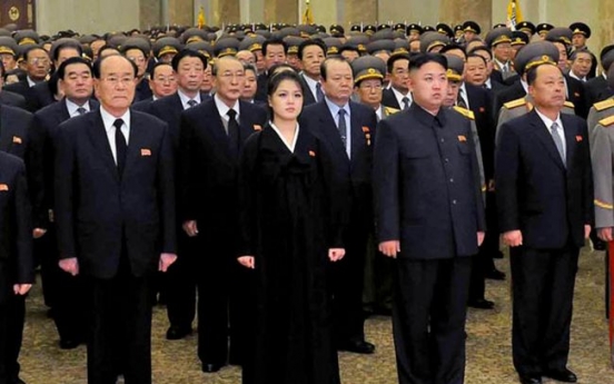 N.K. displays Kim Jong-il a year after death