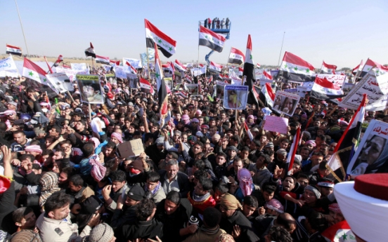 Iraq: New large demonstrations break out in Sunni stronghold