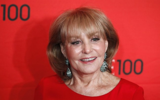 Barbara Walters hospitalized after fall