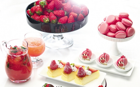 Strawberry buffet at Grand InterContinental Seoul Parnas