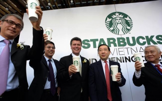 Starbucks opens first store in Vietnam