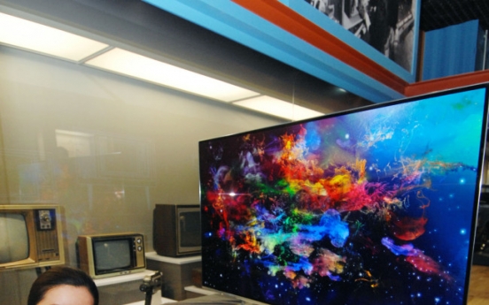 LG exhibits OLED TV at history museum