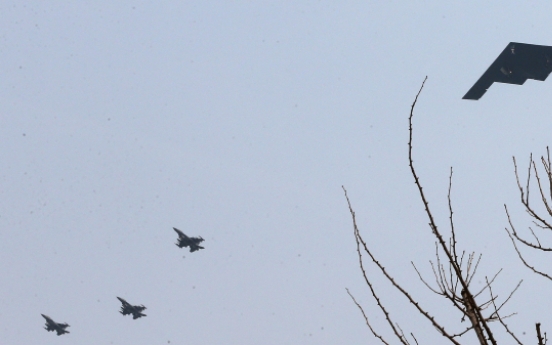 스텔스폭격기 B-2, 한반도서 폭격훈련 첫 확인