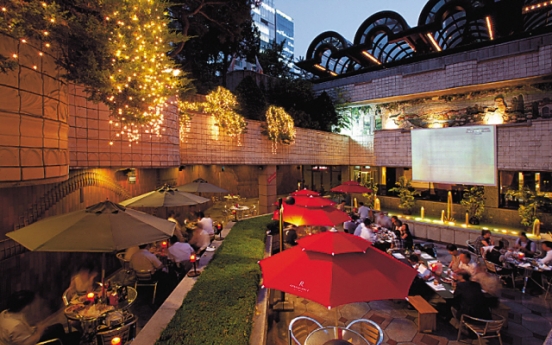 Outdoor Beer Garden at Renaissance Seoul Hotel