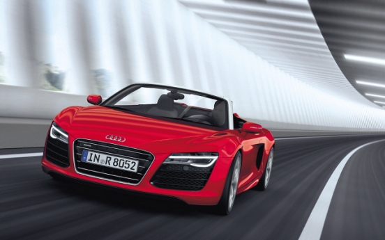 Audi accelerates with R8 sports car