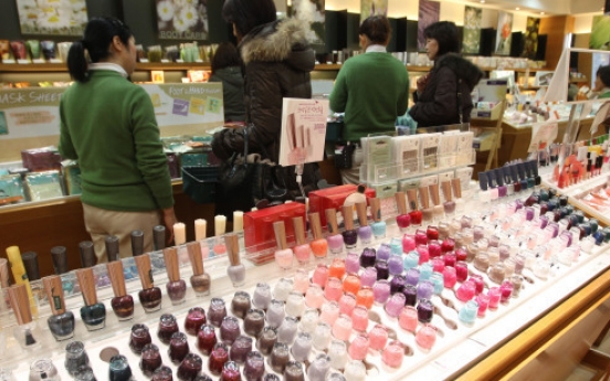 Korea sees cosmetics trade surplus for first time as firms grow