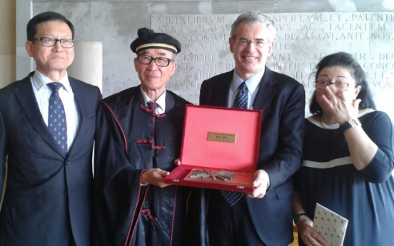 Poet Ko appointed honorary fellow at Italian university