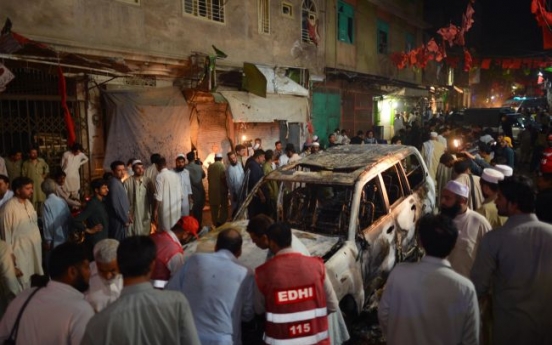 Suicide attack kills 9, wounds 53 at Pakistan election campaign rally