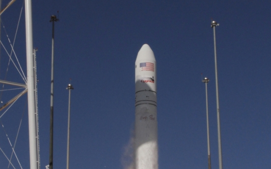 Orbital Sciences launches its first Antares rocket