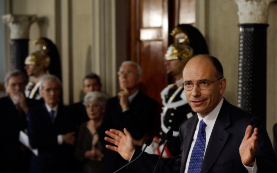 Moderate leftist Letta named Italy P.M.