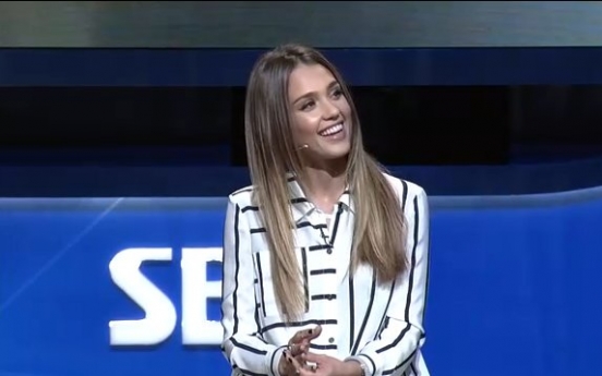 [Photo News] Jessica Alba talks at Seoul Digital Forum