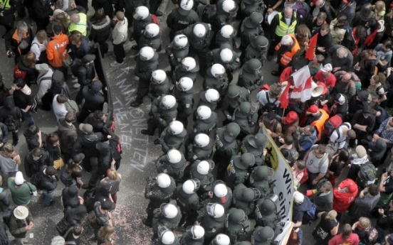 Anti-austerity protests held across Europe