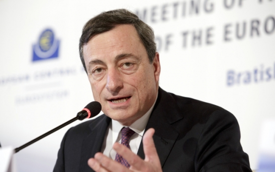 ECB’s Draghi sees signs of stabilization in ‘challenging’ economy