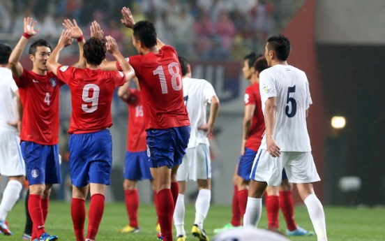 S. Korea squeezes past Uzbekistan in World Cup qualifier