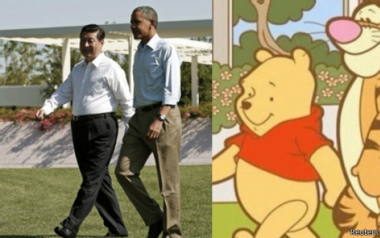 Picture compares Obama and Xi with ‘Winnie the Pooh’