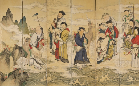 Auction sees two old Korean paintings make a return to the country