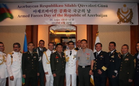 Azerbaijan celebrates its armed forces in reception