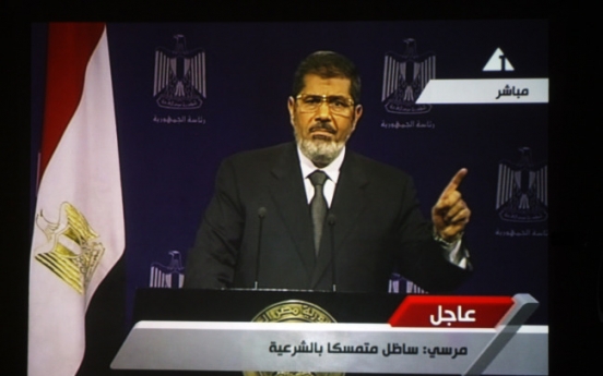 Egyptian military ousts President Morsi