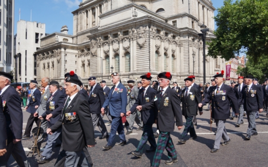 British veterans mark Korean War anniversary