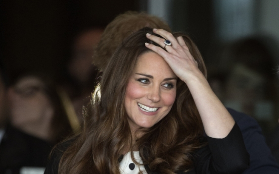 Prince William's wife, Kate, in labor