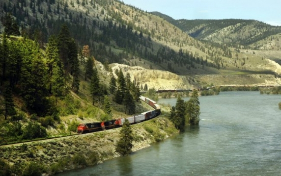 Taking the scenic route on the Rocky Mountaineer train