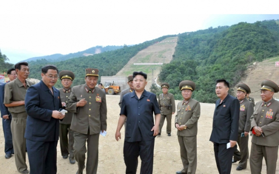 Kim Jong-un inspects construction site for ski resort