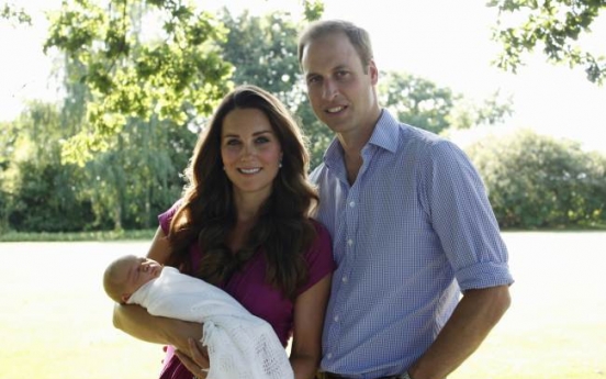 First official photos of Prince George, taken by grandpa