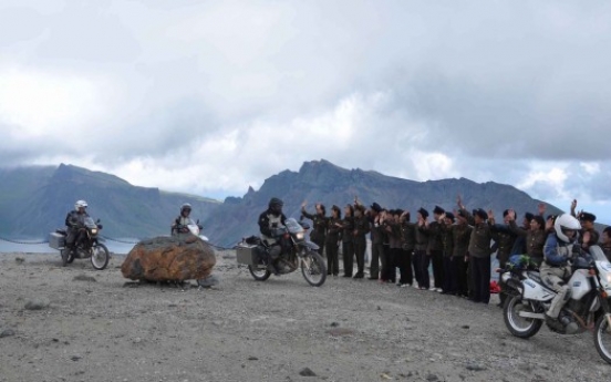 Kiwis start motorcycle ride through Korean Peninsula from Baekdusan