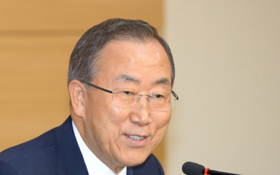 U.N. chief Ban takes swipe at Japan over attitude to history