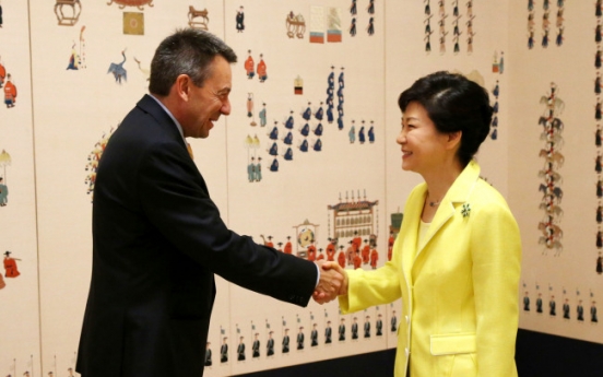 [Photo News] Red Cross chief in Seoul