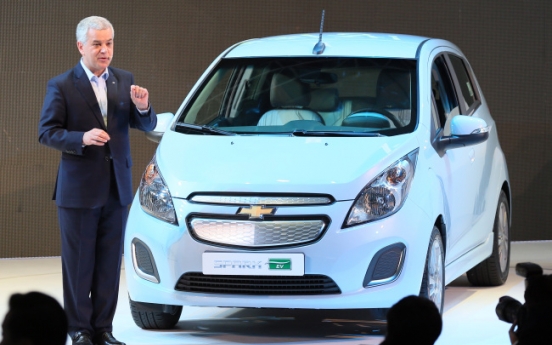 GM Korea unveils electric car