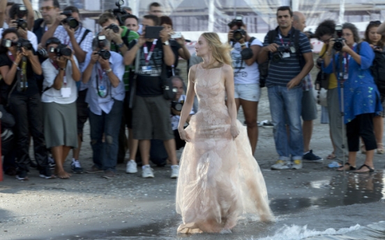 Stars land in Venice for fiendish film festival