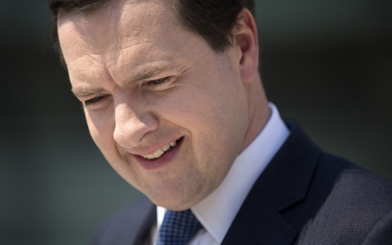 Osborne says U.K. economy is turning a corner