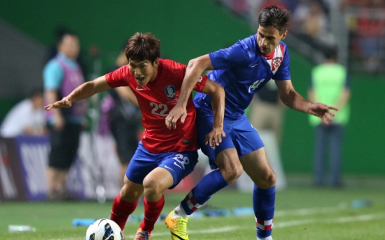 S. Korea falls to Croatia in football friendly