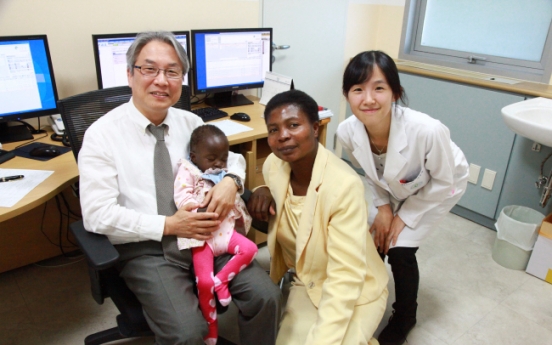 Zimbabwean baby with congential heart defect recovers health in Korea