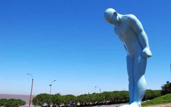 Korean-designed Uruguay statue reproduced in Yanggu