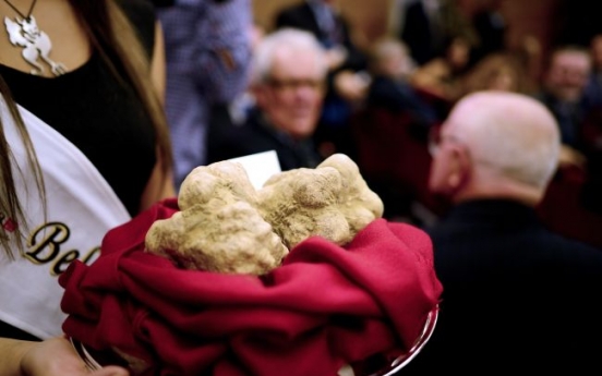 White truffles fetch three times the price of gold at auction