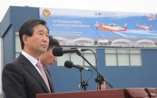 Korea dedicates KT-1 assembly plant in Lima