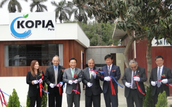 Korea opens agricultural research center in Peru