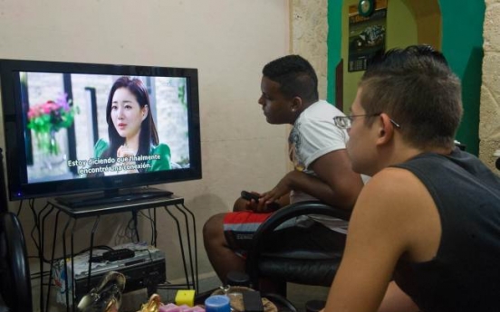 Cubans fall in love with South Korean soap operas