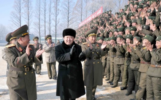 N.K.’s Kim visits military, calls for greater combat capabilities