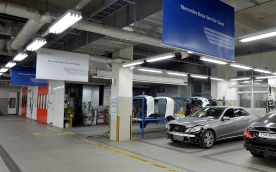 Repair center offers ultimate luxury for Benz owners