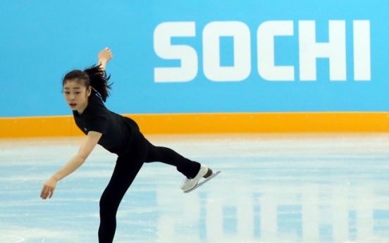 Kim takes to the ice in Sochi