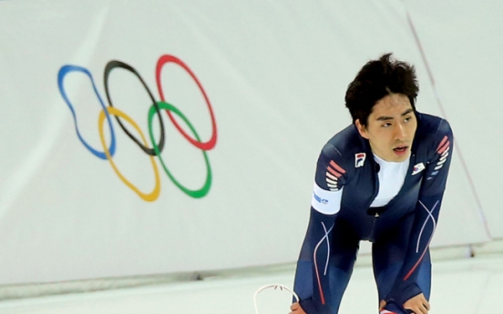 Speed skater Lee Seung-hoon finishes fourth in men's 10,000 meters