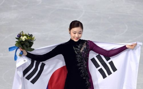 Kim Yu-na wins silver in ladies' singles figure skating