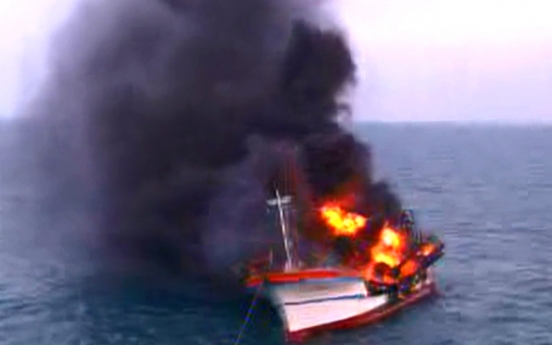 6 dead, 1 missing in boat fire off coast of Jejudo